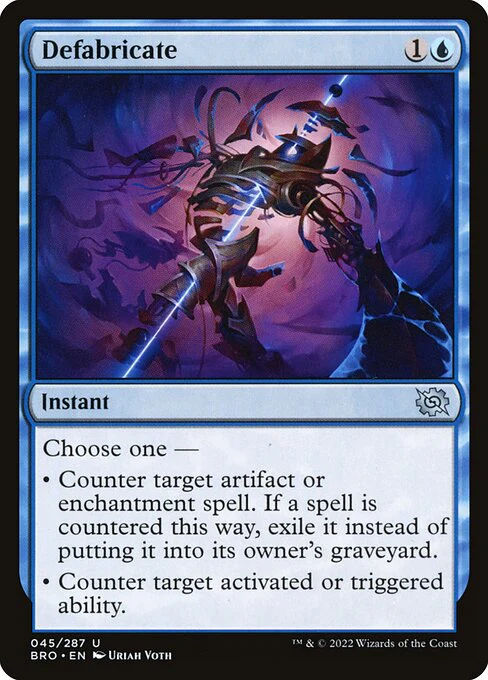 Defabricate (45) (Foil) - The Brothers' War