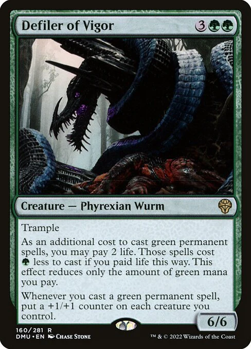 Defiler of Vigor (160) - Dominaria United