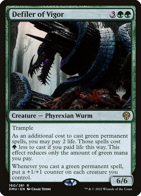 Defiler of Vigor (160p) - Dominaria United Promos