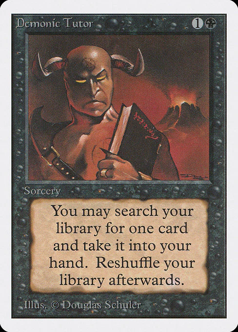 Demonic Tutor (105) - Unlimited Edition