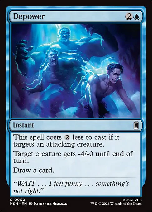 Depower (50) (Foil) - Marvel Super Heroes