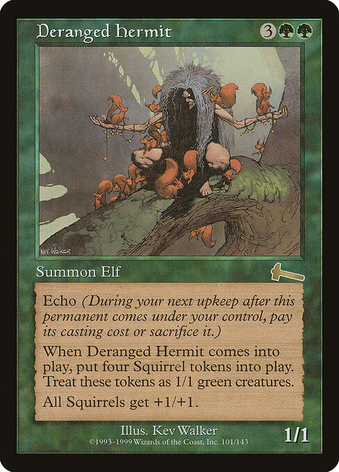 Deranged Hermit (101) (Foil) - Urza's Legacy