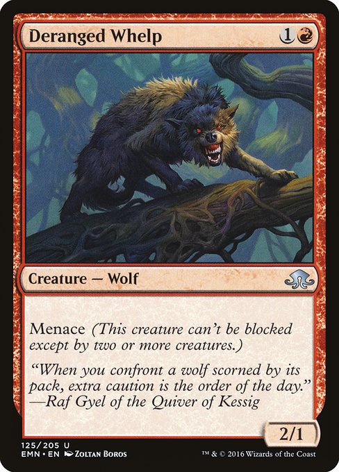 Deranged Whelp (125) (Foil) - Eldritch Moon