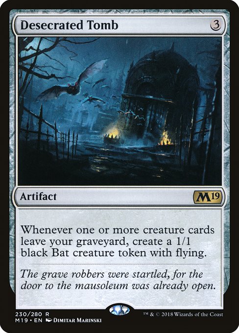 Desecrated Tomb (230) - Core Set 2019