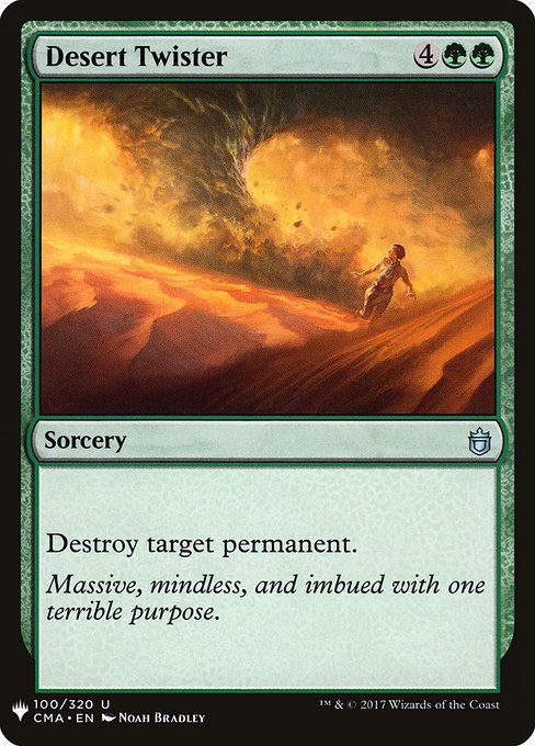 Desert Twister (CMA-100) - The List
