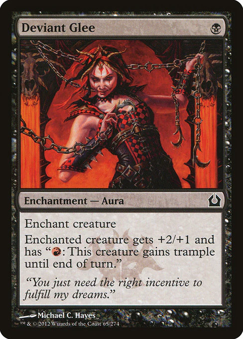 Deviant Glee (65) (Foil) - Return to Ravnica