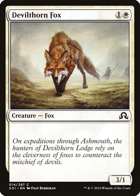 Devilthorn Fox (14) - Shadows over Innistrad
