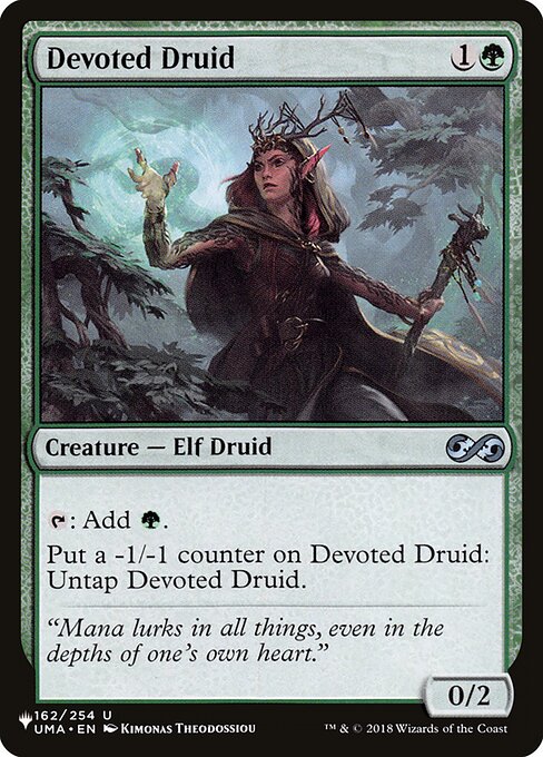 Devoted Druid (UMA-162) - The List