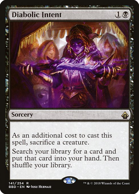 Diabolic Intent (141) (Foil) - Battlebond
