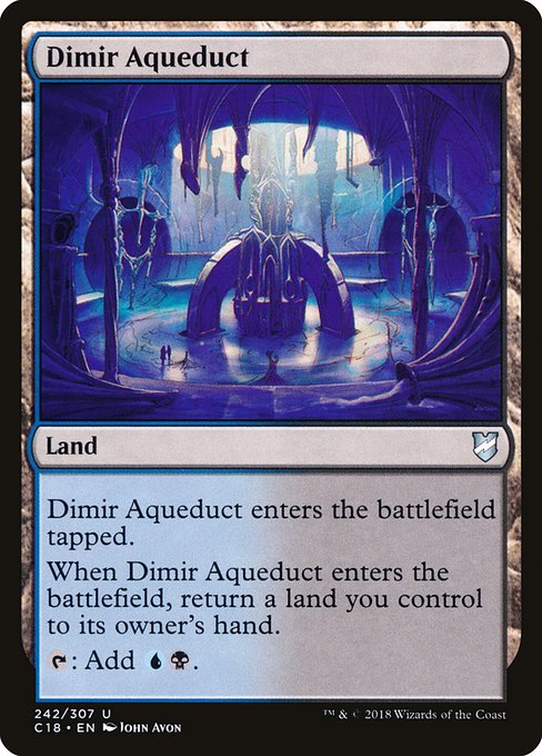 Dimir Aqueduct (242) - Commander 2018
