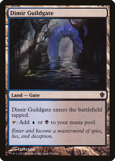 Dimir Guildgate (284) - Commander 2013