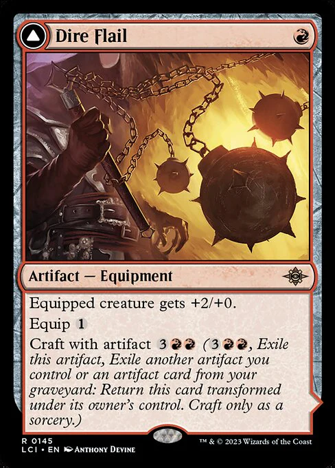 Dire Flail // Dire Blunderbuss (145) - The Lost Caverns of Ixalan