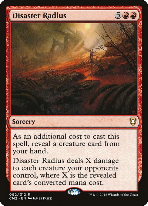 Disaster Radius (92) - Commander Anthology Volume II