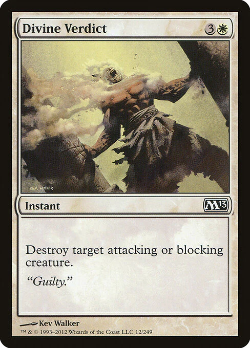 Divine Verdict (12) (Foil) - Magic 2013