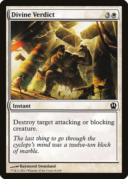 Divine Verdict (8) (Foil) - Theros