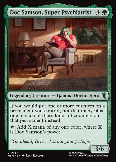 Doc Samson, Super Psychiatrist (164) (Foil) - Marvel Super Heroes