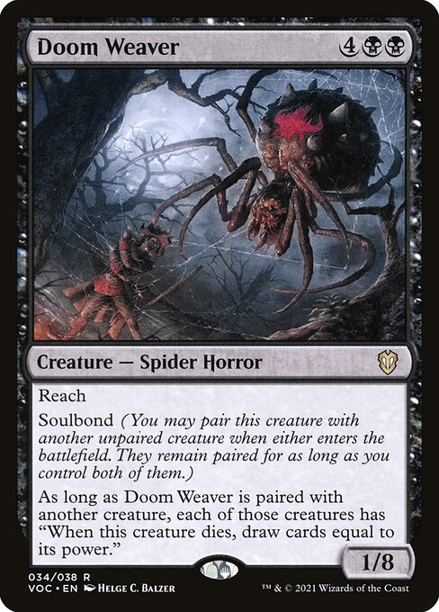 Doom Weaver (34) - Crimson Vow Commander