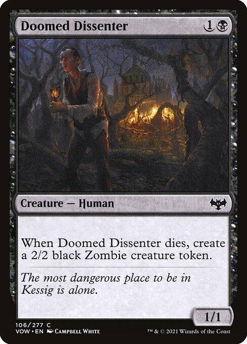 Doomed Dissenter (106) - Innistrad: Crimson Vow