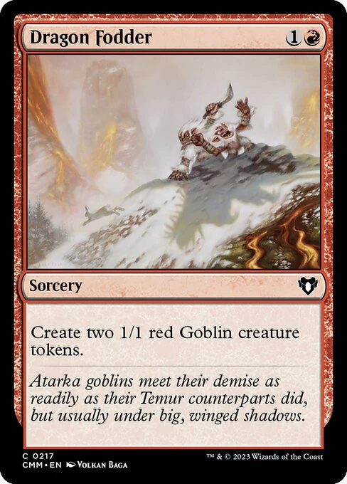 Dragon Fodder (217) - Commander Masters
