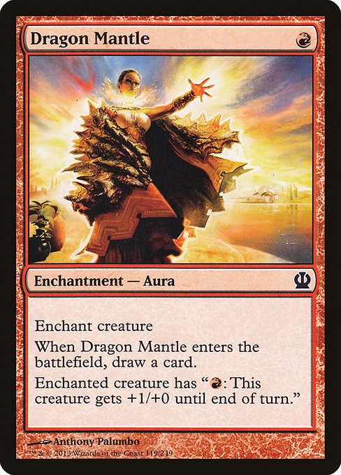 Dragon Mantle (119) (Foil) - Theros