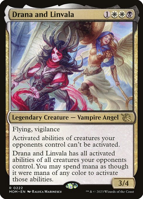 Drana and Linvala (222) (Foil) - March of the Machine