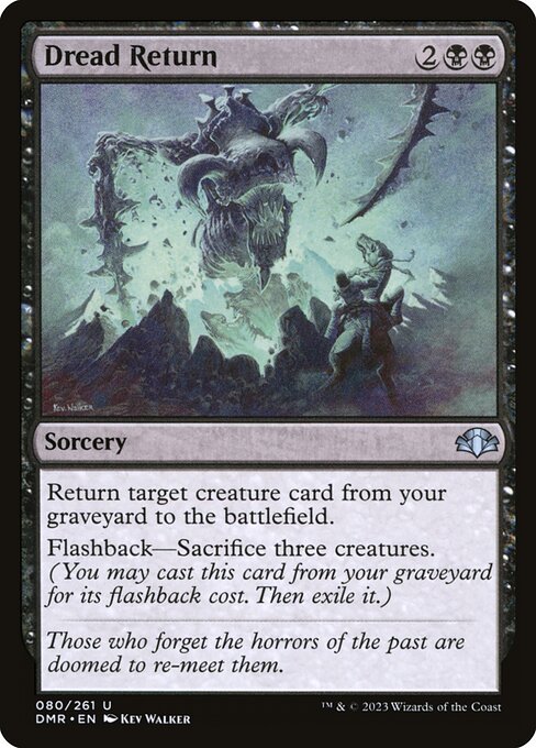 Dread Return (80) - Dominaria Remastered
