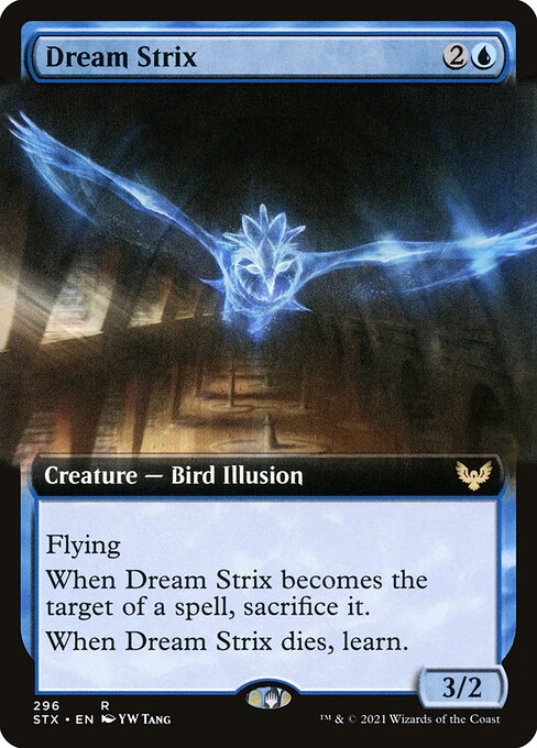 Dream Strix (296) - EXTENDED ART - Strixhaven: School of Mages