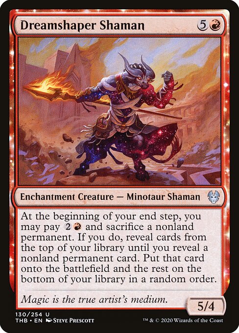 Dreamshaper Shaman (130) (Foil) - Theros Beyond Death
