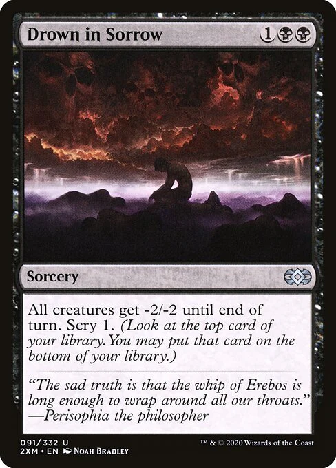 Drown in Sorrow (91) (Foil) - Double Masters