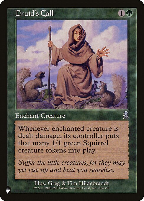 Druid's Call (ODY-239) - The List