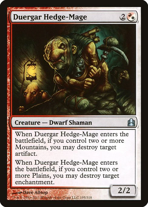 Duergar Hedge-Mage (195) - Commander 2011