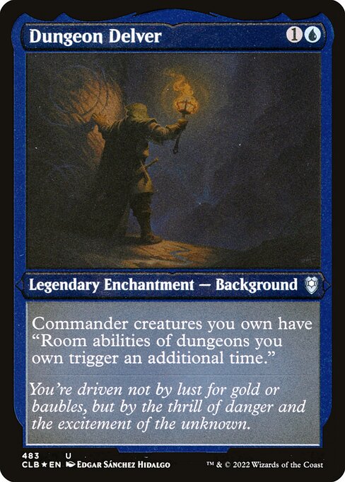 Dungeon Delver (483) (Etched) - Commander Legends: Battle for Baldur's Gate