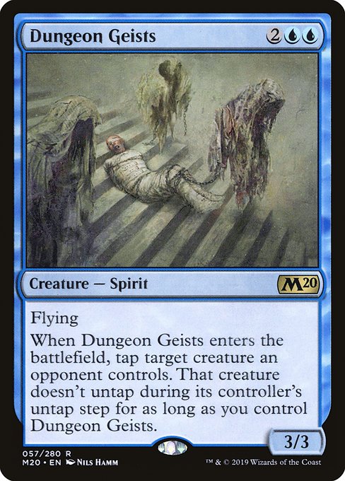 Dungeon Geists (57) (Foil) - Core Set 2020