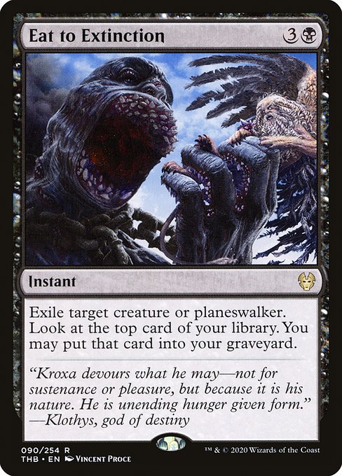 Eat to Extinction (90) (Foil) - Theros Beyond Death