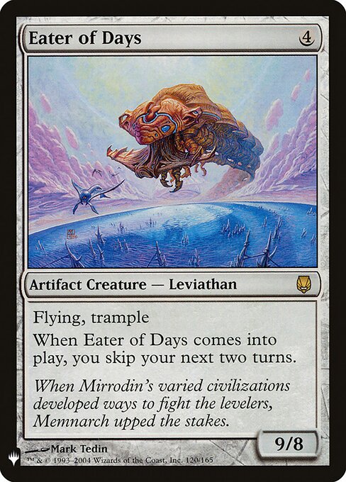 Eater of Days (DST-120) - The List