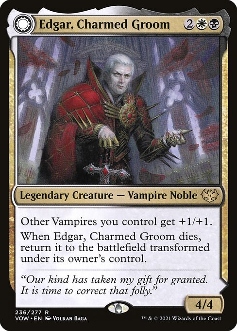 Edgar, Charmed Groom // Edgar Markov's Coffin (236) - Innistrad: Crimson Vow