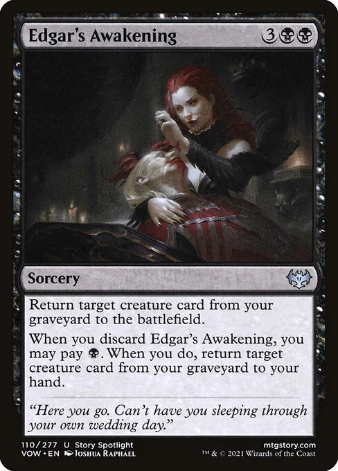 Edgar's Awakening (110) (Foil) - Innistrad: Crimson Vow