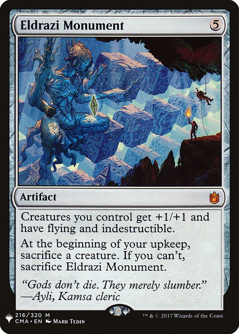 Eldrazi Monument (CMA-216) - The List