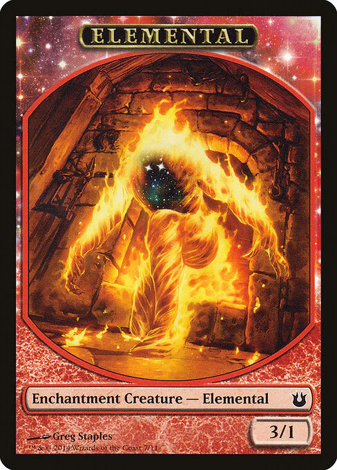 Elemental (7) - Born of the Gods Tokens