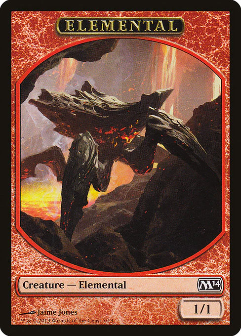 Elemental (7) - Magic 2014 Tokens