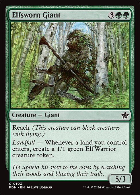 Elfsworn Giant (103) - Foundations