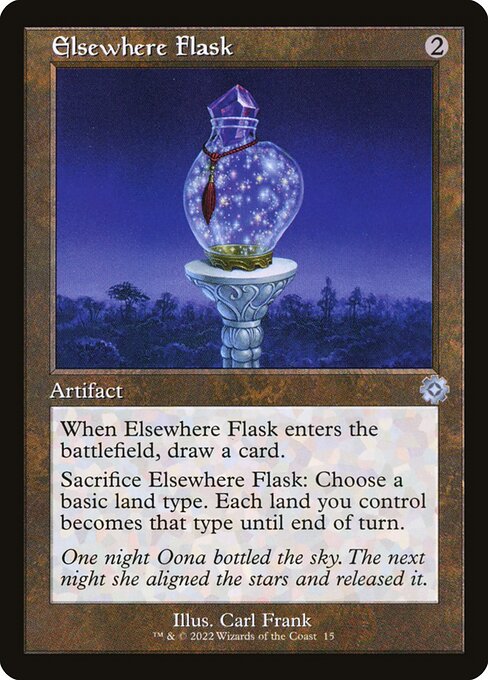 Elsewhere Flask (15) - The Brothers' War Retro Artifacts