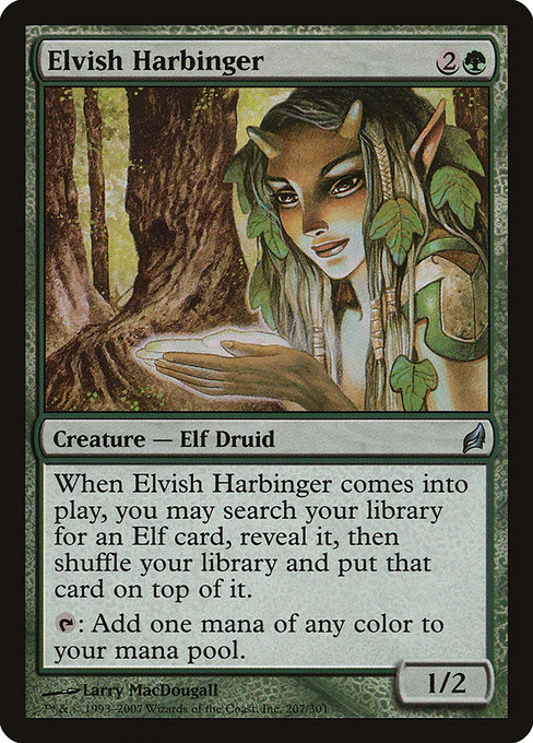Elvish Harbinger (207) (Foil) - Lorwyn