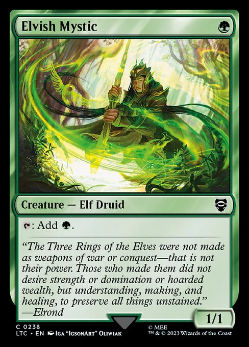 Elvish Mystic (238) - Tales of Middle-earth Commander