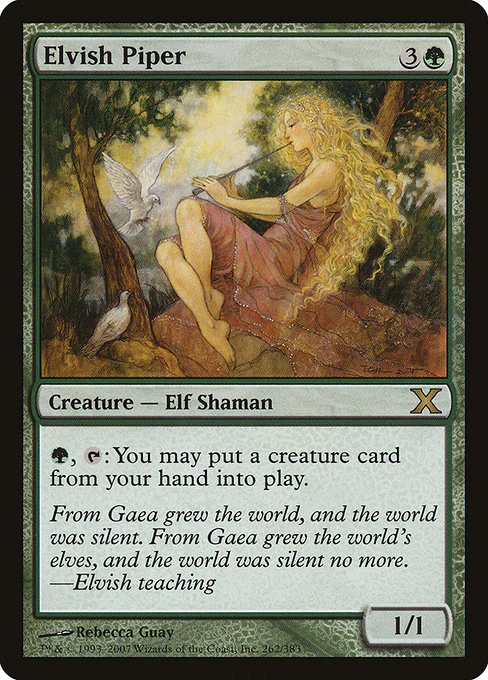 Elvish Piper (262) - Tenth Edition