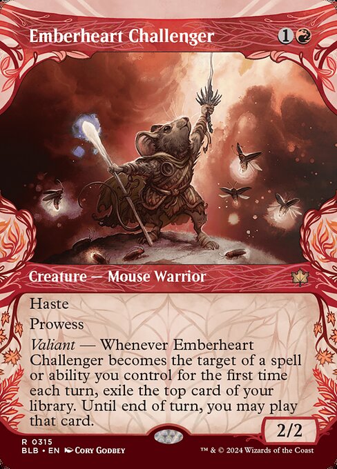 Emberheart Challenger (315) - BORDERLESS - Bloomburrow