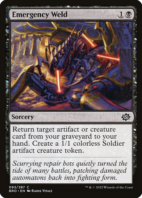 Emergency Weld (93) (Foil) - The Brothers' War