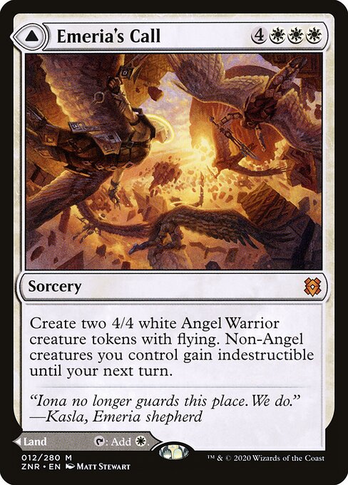 Emeria's Call // Emeria, Shattered Skyclave (12) (Foil) - Zendikar Rising