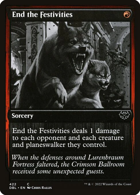 End the Festivities (422) - Innistrad: Double Feature