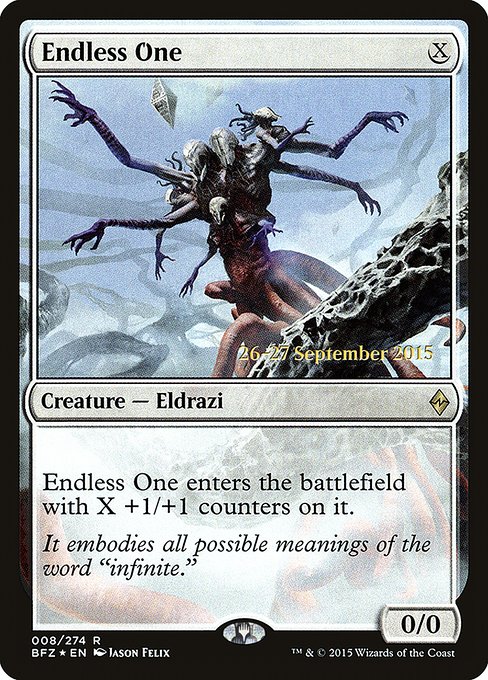 Endless One (8s) (Foil) - Battle for Zendikar Promos